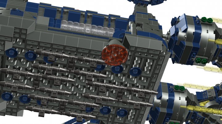 LEGO MOC - In a galaxy far, far away... - General's warship 'Eagle-owl'