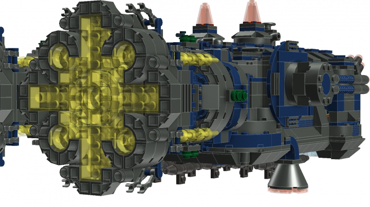 LEGO MOC - In a galaxy far, far away... - General's warship 'Eagle-owl'