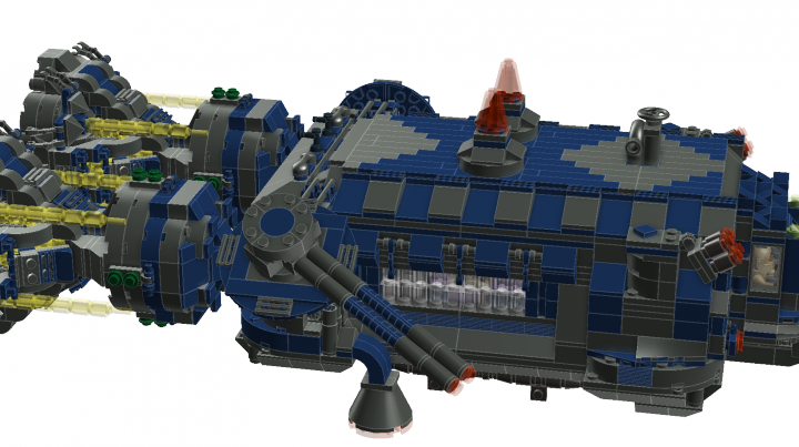 LEGO MOC - In a galaxy far, far away... - General's warship 'Eagle-owl'