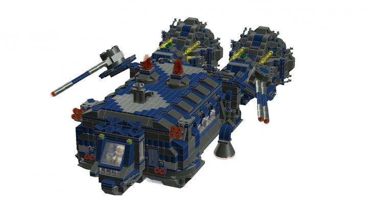 LEGO MOC - In a galaxy far, far away... - General's warship 'Eagle-owl'