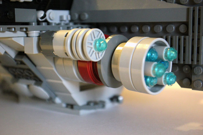 LEGO MOC - In a galaxy far, far away... - Acclamator I-class assault ship