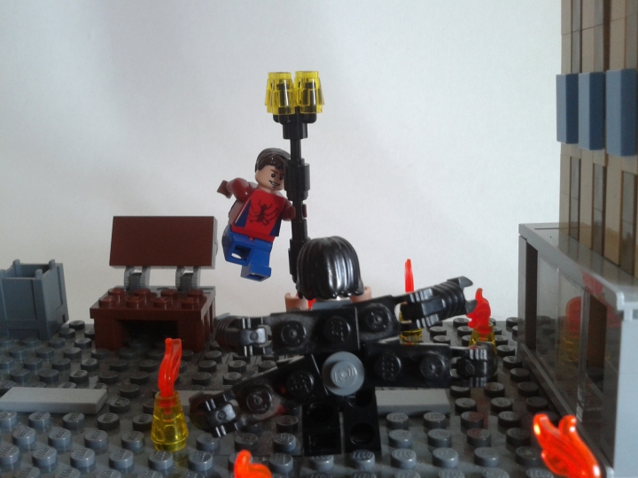 LEGO MOC - Heroes and villians - Dr. Octopus Attacks