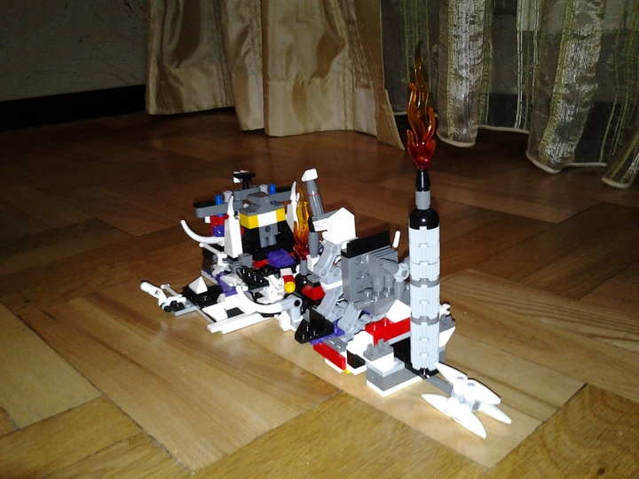LEGO MOC - Steampunk Machine - Паровой корабль–защитник