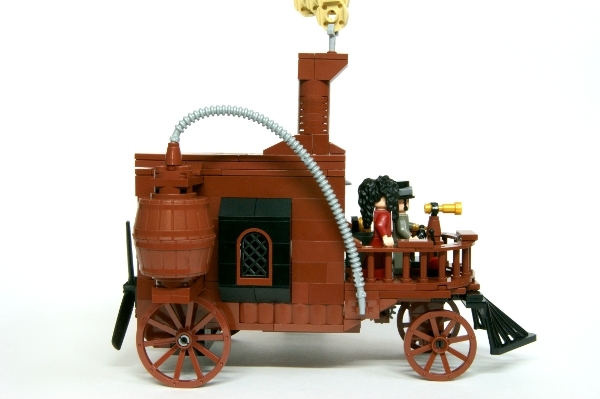 LEGO MOC - Steampunk Machine - Self-propelled carriage
