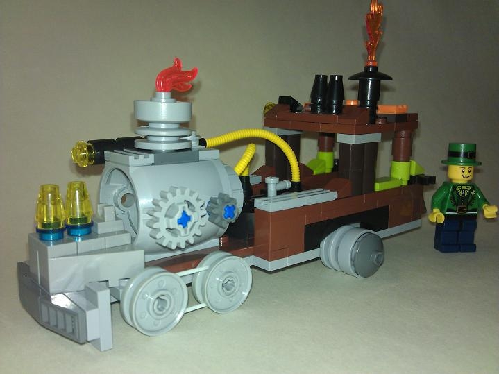 LEGO MOC - Steampunk Machine - Полярный экспресс