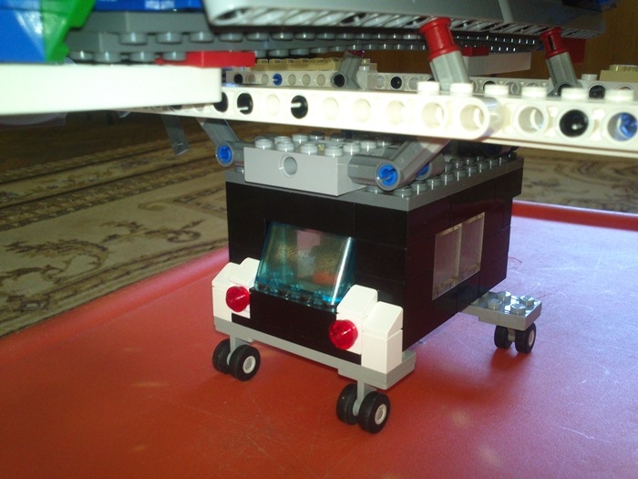 LEGO MOC - Mini-contest 'Zeppelin Battle' - Red-gray Zeppelin