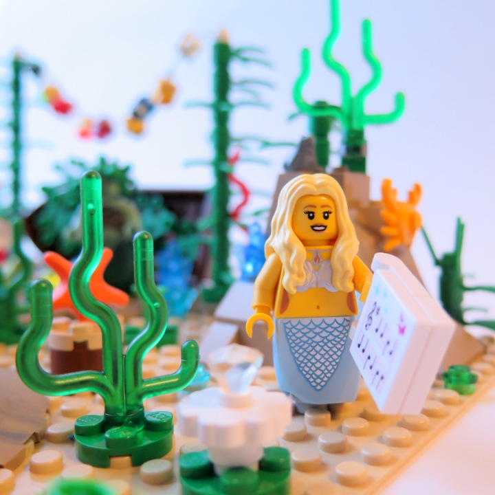 LEGO MOC - New Year's Brick 2014 - Underwater New Year: Предновогодние песнопения