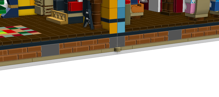 LEGO MOC - New Year's Brick 2014 - Новый Год в семейном доме: Благодаря этой детальке, как вы можете догадаться...