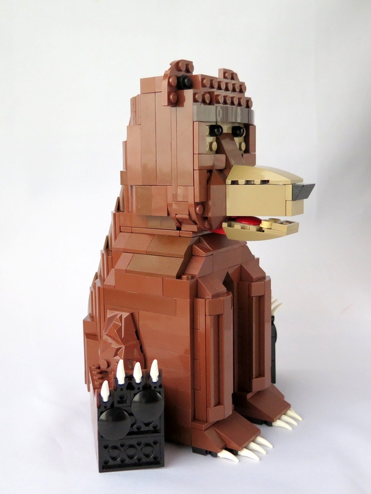 LEGO MOC - 16x16: Animals - Bruin: А вот так с бочка левого.