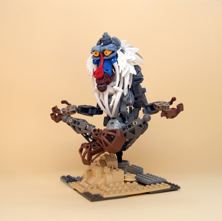 LEGO MOC - 16x16: Character - Rafiki: а вот моя реализация его образа из лего