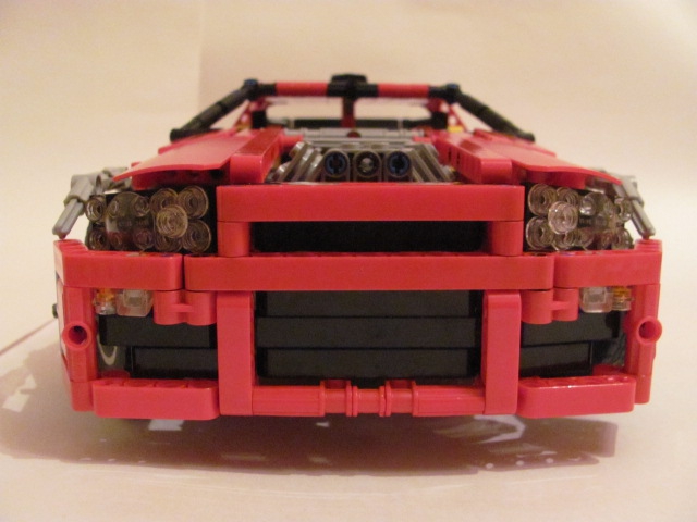 LEGO MOC - Technic-contest 'Car' - Nissan Skyline GT-R R34.: Грустная мордочка.