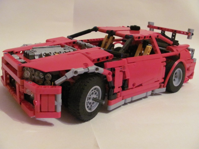 LEGO MOC - Technic-contest 'Car' - Nissan Skyline GT-R R34.: Вспомнил про спойлер.