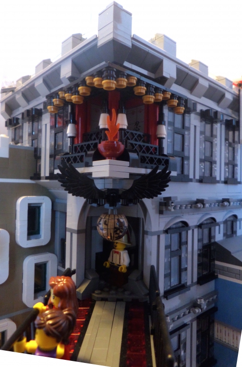 LEGO MOC - New Year's Brick 3015 - Празднование Нового года в городе будущего