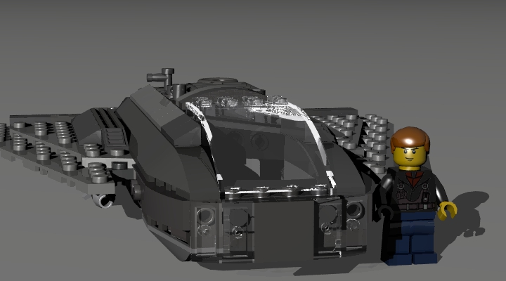 LEGO MOC - Submersibles - Подводный аппарат SM-4: А вот и пилот(на этот раз в нормальном состоянии)рядом со своей машиной. К сожалению второй пилот уснул, и поэтому не смог присоединится к фотосесии.