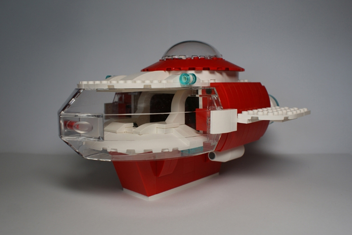 LEGO MOC - Submersibles - Грузовая подводная лодка CS-R32: Грузовая подводная лодка - модель R32