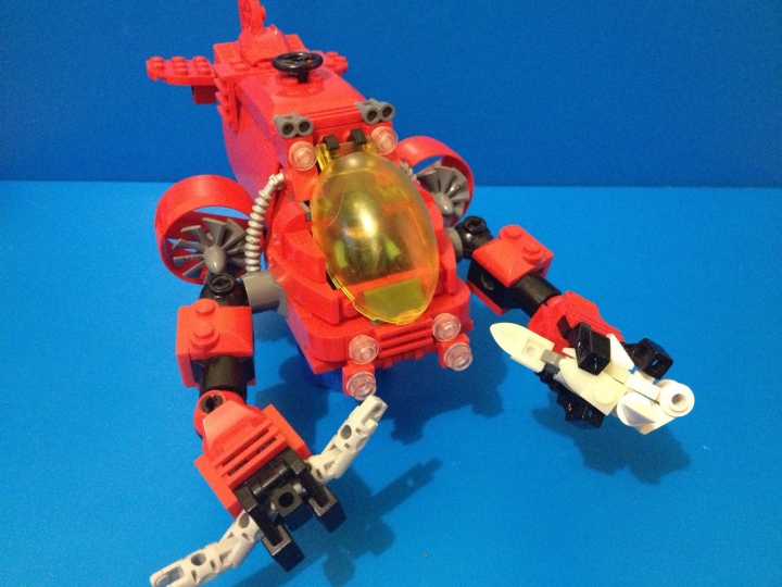 LEGO MOC - Submersibles - Глубина - 2000 метров....: А теперь представим, что наша история закончилась хорошо, и наш батискаф вернулся на поверхность с 'богатым уловом'!