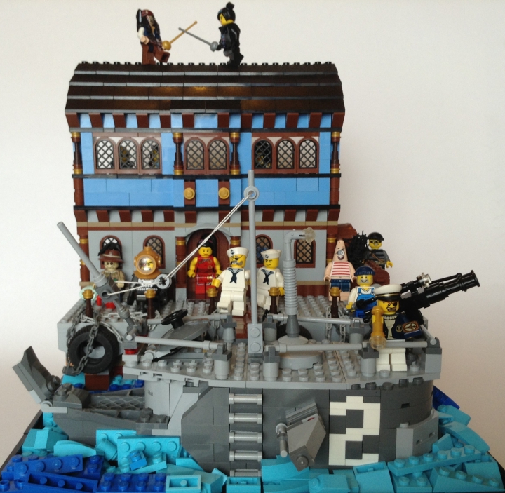 LEGO MOC - Submersibles - Погружение 1925.: Порт Роялти 1925.