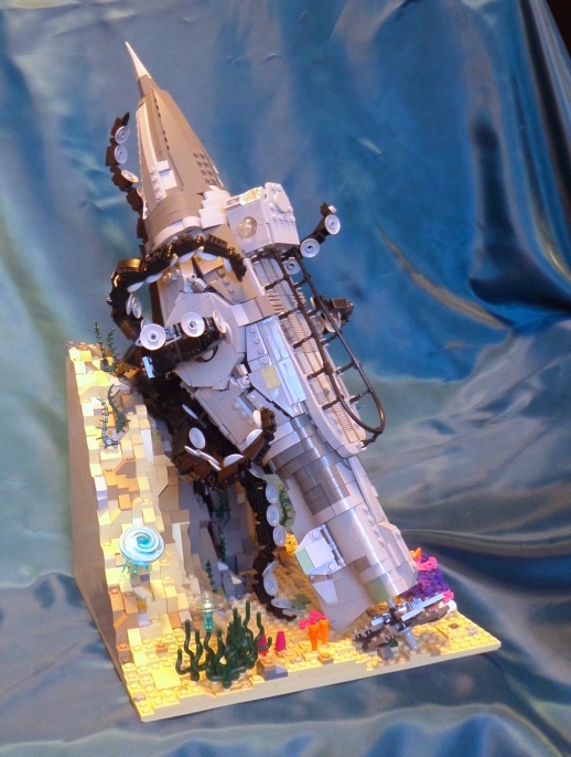 LEGO MOC - Submersibles - In the arms of an octopus