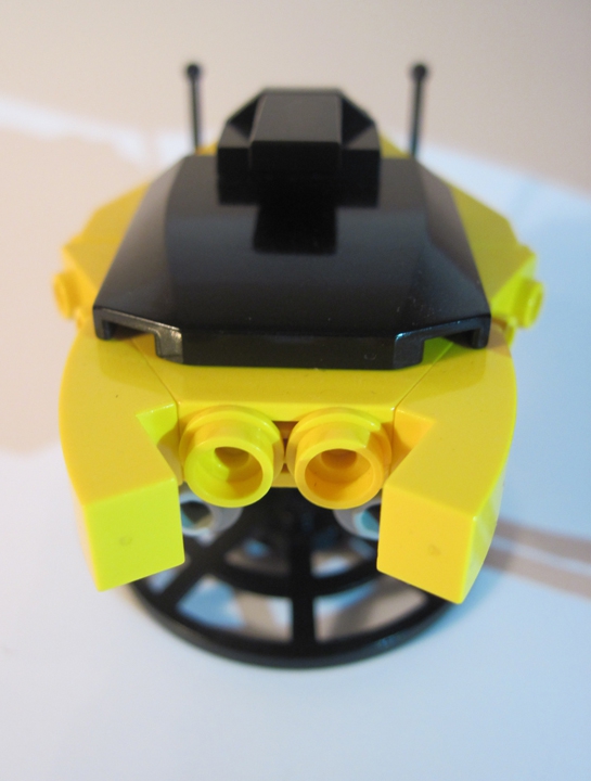 LEGO MOC - Battle of the Masters 'In cube' - Подводный катер «Скат»: Вид спереди