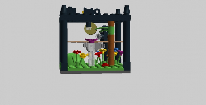 LEGO MOC - Battle of the Masters 'In cube' - КИНОСТУДИЯ: Вид сзади.