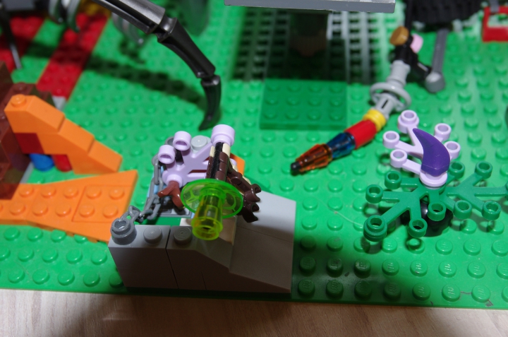 LEGO MOC - Инопланетная жизнь - Инопланетная жизнь: Цветы, ловящие мух.