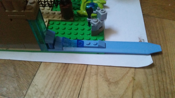 LEGO MOC - Инопланетная жизнь - Планета 'Земля змей' : 11. Не загрязненная река которая идёт из горы. 