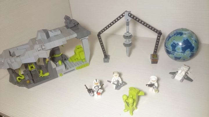 LEGO MOC - Инопланетная жизнь - Underworld-2368: в работе использовались: