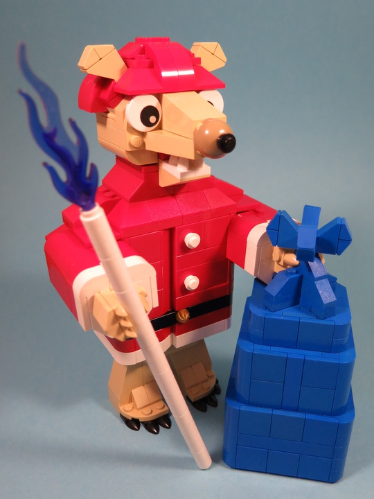 LEGO MOC - New Year's Brick 2016 - Новогодний Мышь: У меня есть волшебный посох.