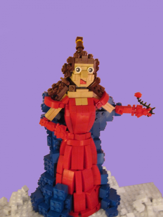 LEGO MOC - New Year's Brick 2016 - Волшебное Рождество Белль