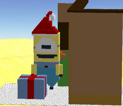 LEGO MOC - New Year's Brick 2016 - Миньйон Новогодний