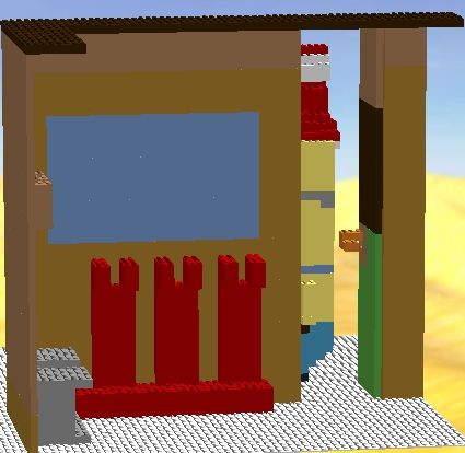 LEGO MOC - New Year's Brick 2016 - Миньйон Новогодний: Домик.