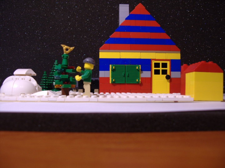 LEGO MOC - New Year's Brick 2017 - Дом под Рождество.