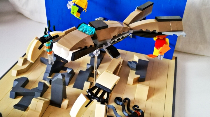 LEGO MOC - Fantastic Beasts And Who Dreams Of Them - Алмазный аллигатор