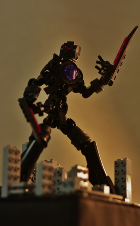 LEGO MOC - 16x16: Mech - Amethyst Judgement: <i>И, придя, станет вопрошать: 'Вот, пришел закат, и тени удлинились. Готовы ли вы принять свой Суд, или же погрязли вы в жестоком пороке?</i>