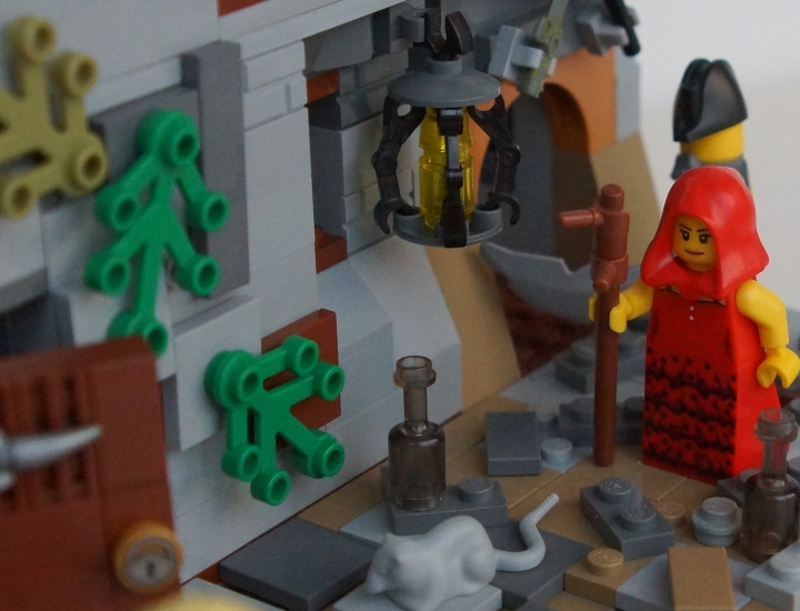 LEGO MOC - Младшая лига. Конкурс 'Средневековье'. - Городские куранты: Странница.