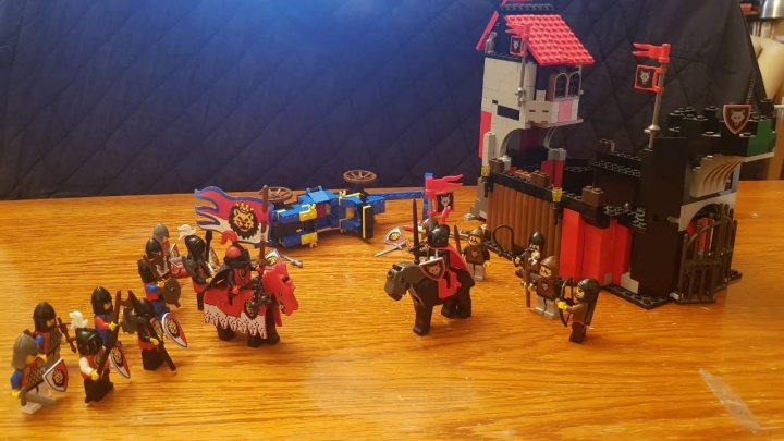 LEGO MOC - Младшая лига. Конкурс 'Средневековье'. - Триумф Волков?