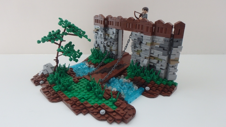 LEGO MOC - Младшая лига. Конкурс 'Средневековье'. - Крепостные врата