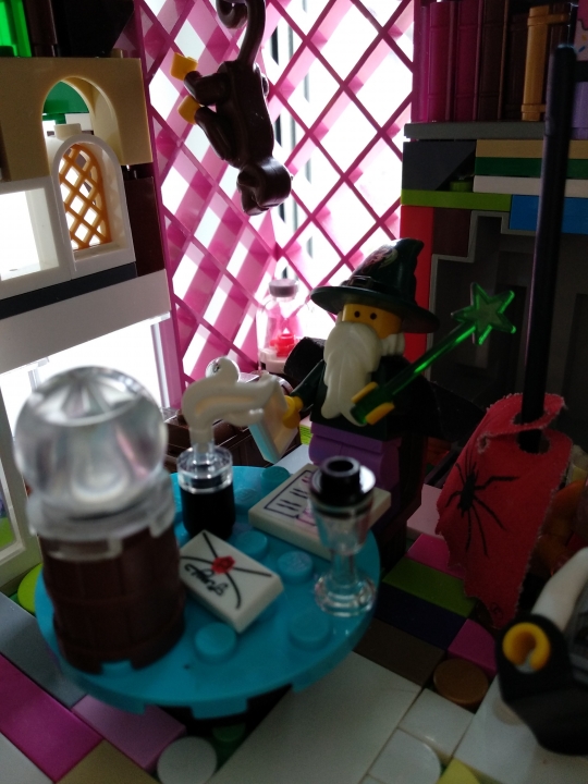 LEGO MOC - Младшая лига. Конкурс 'Средневековье'. - Замок с мельницей