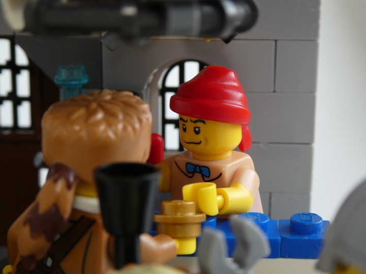 LEGO MOC - Младшая лига. Конкурс 'Средневековье'. - Таверна 'Топор и молот'