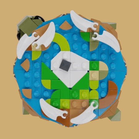 LEGO MOC - LEGO-конкурс 16x16: 'Иллюстрация' - Храбрые рептилионавты