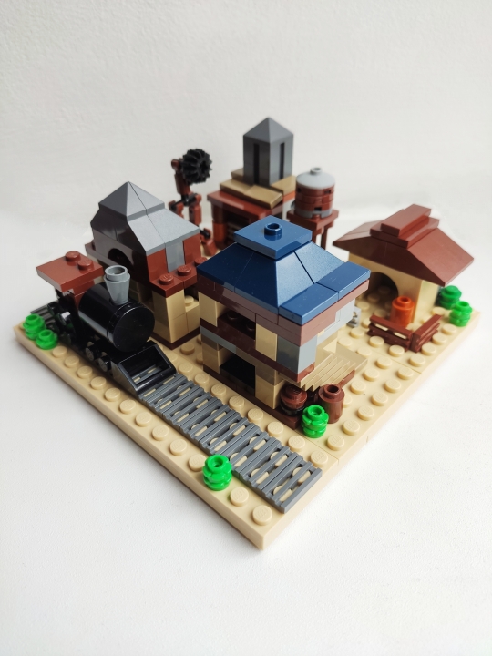 LEGO MOC - LEGO-contest 16x16: 'Western' - 1846г. Дикий Запад, какой он есть