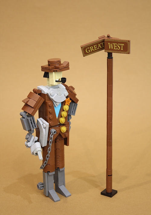 LEGO MOC - LEGO-contest 16x16: 'Western' - Блюститель порядка.