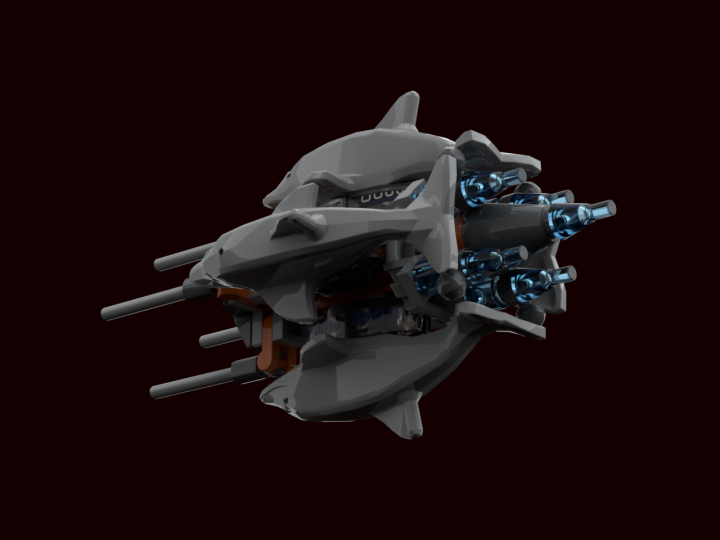 LEGO MOC - LEGO-конкурс 'Путь к звездам' - Биодизайн в космосе или 'дельфинарий'