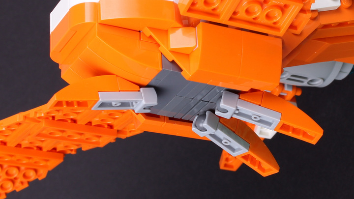 LEGO MOC - LEGO-конкурс 'Путь к звездам' - Рыжик: А перед посадкой разворачиваются как большая трёхпалая лапа