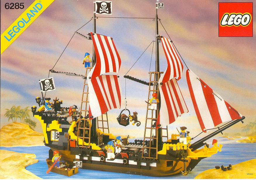 LEG0090 Lego 2525pb008 Grand Drapeau Pirate Jolly Roger 70413