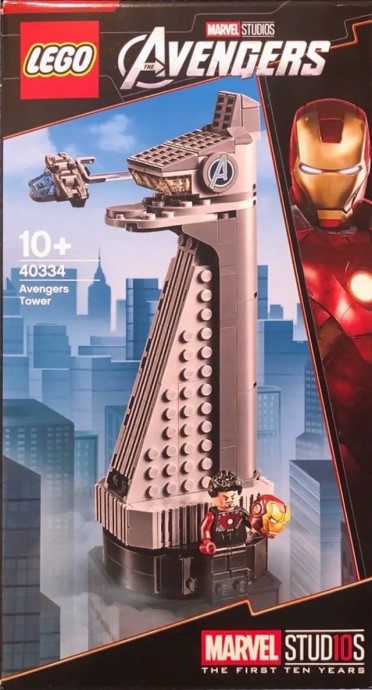 Bricker - Gioco di costruzioni di LEGO 40334 Avengers Tower