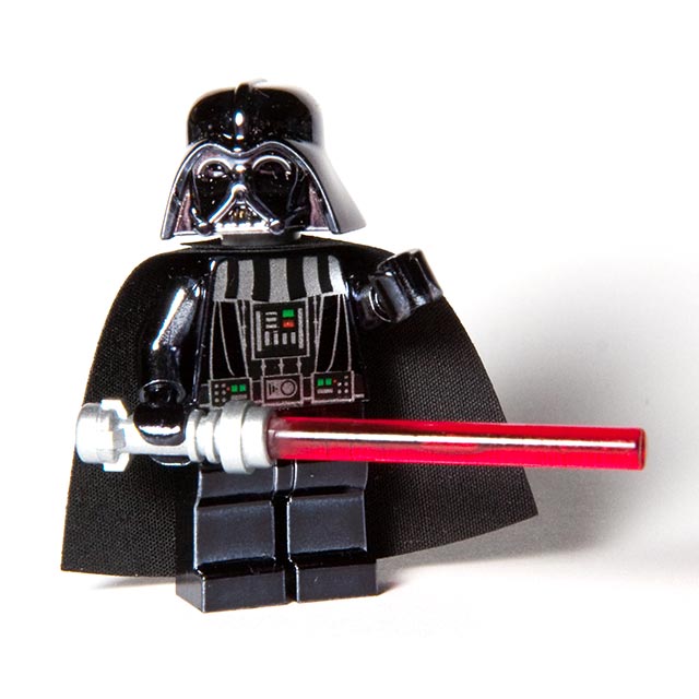Bricker - Gioco di costruzioni di LEGO 4547551 Chrome Black Darth Vader