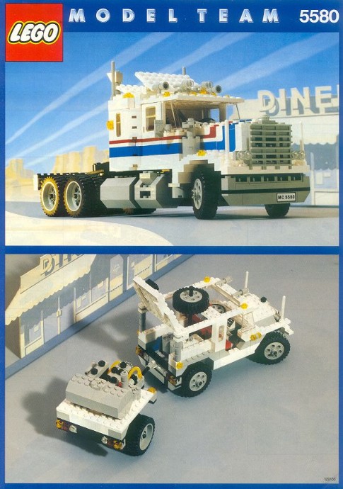 Bricker - Gioco di costruzioni di LEGO 5580 Highway Rig