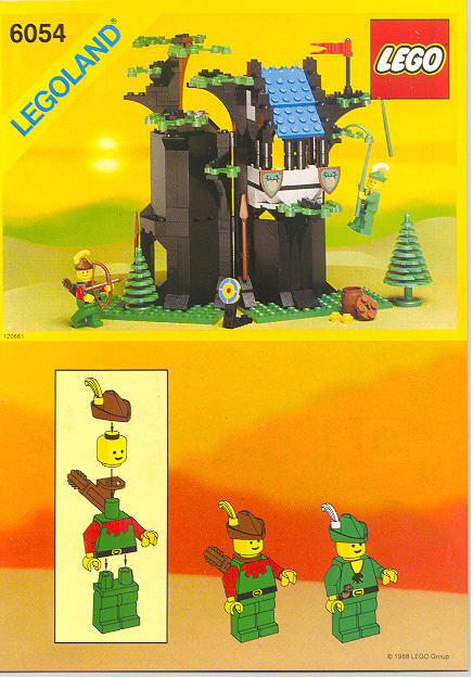 Bricker - Gioco di costruzioni di LEGO 6054 Forestmen's Hideout