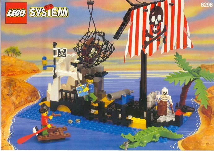Bricker - Gioco di costruzioni di LEGO 6296 Shipwreck Island